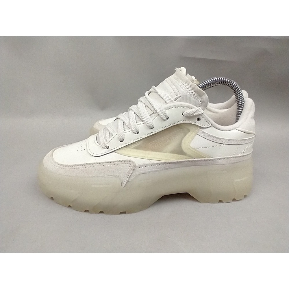 Reebok Club C Cardi B‎ Sneakers Shoes Chalk White H01012 Women's 7 Designer - Picture 3 of 10